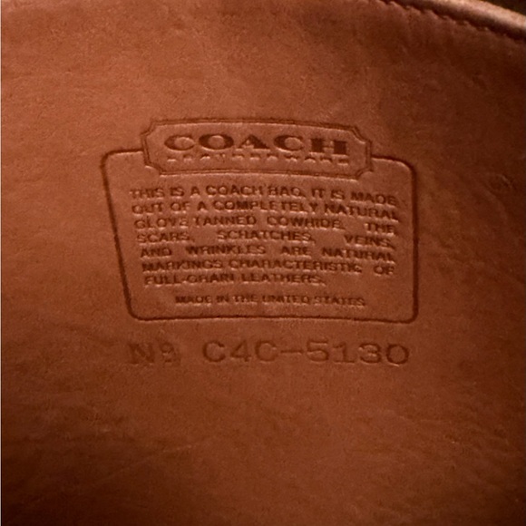 Coach vintage British Tan Station bag - Picture 6 of 6